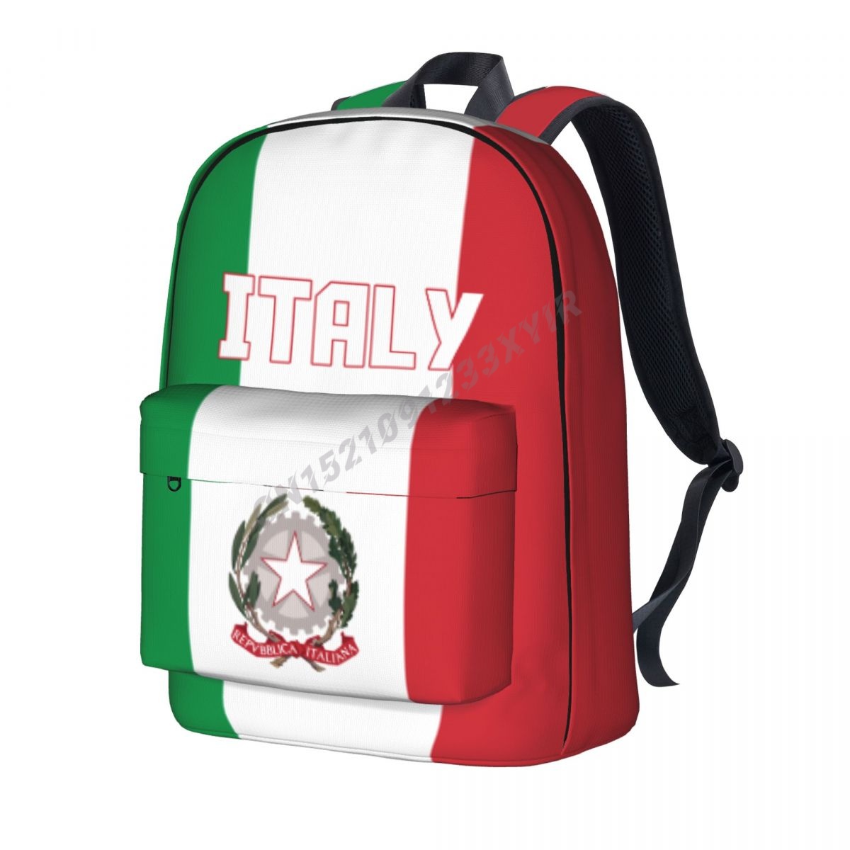 Travel Accessories Italy - Ransel Uniseks Tas Sekolah Jahit Italia