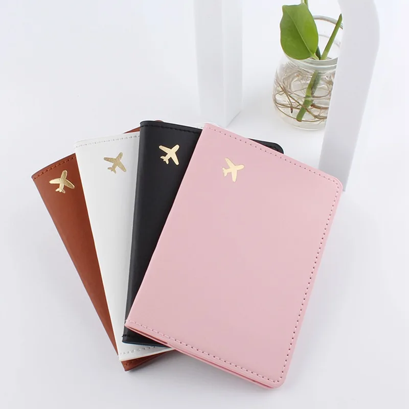 Travel Wallet Slim - Tas penyimpan paspor kulit PU, dompet