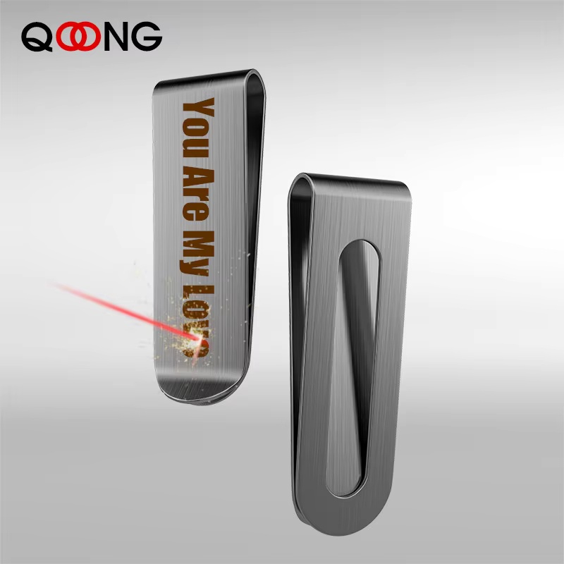 Travel Wallet Slim - Penjepit Uang Stainless Steel Warna Perak
