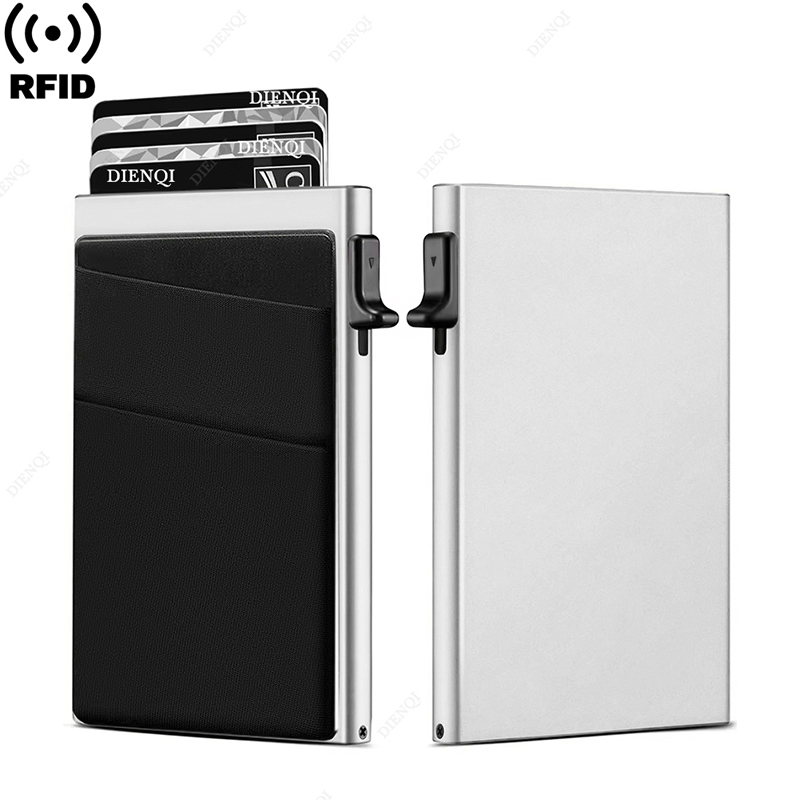 Travel Wallet Slim - Dompet penyimpan kartu kredit pemblokir RFID