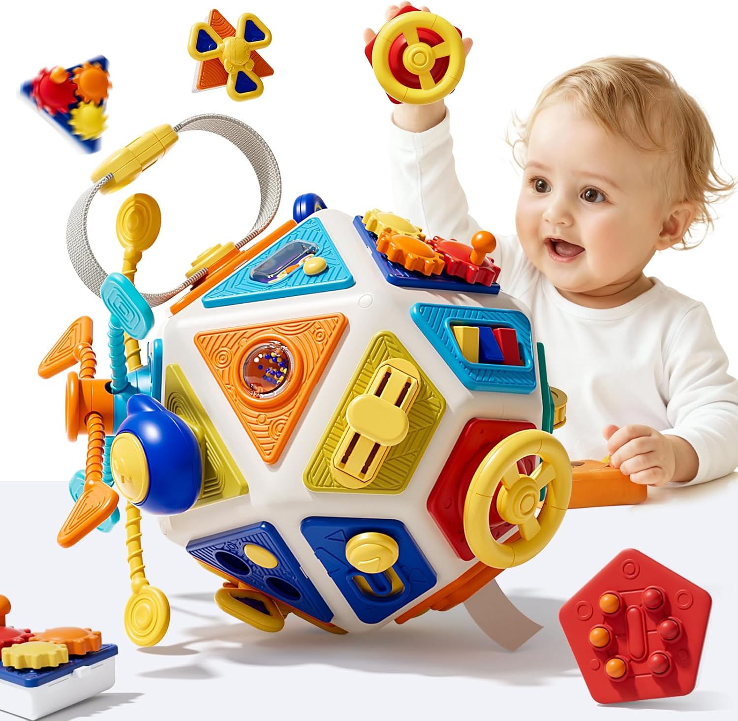 Travel Accessories Toddler - Mainan Kubus Aktivitas Baby Busy Board,