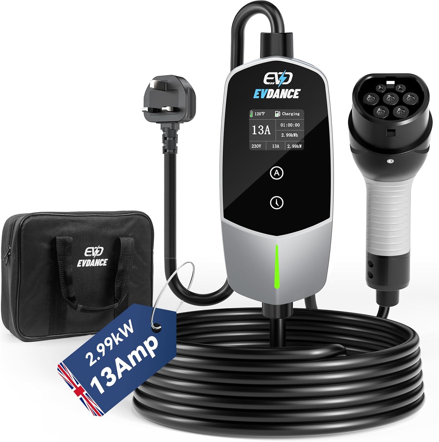 Travel Accessories Uk - EVDANCE Pengisi Daya EV Portabel Tipe