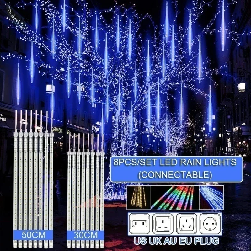 Travel Accessories Uk - Lampu setrip LED 8 tabung hujan