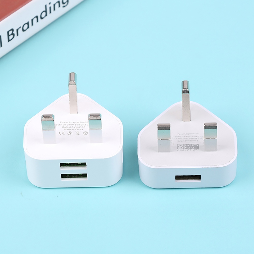 Travel Accessories Uk - Adaptor Pengisi Daya Dinding 3 Pin