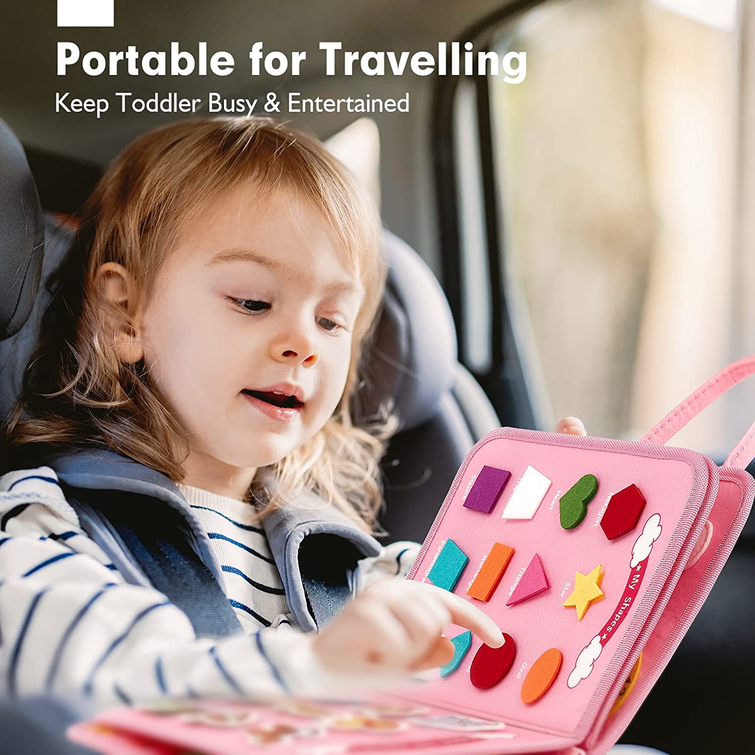 Mainan Montessori Papan Sibuk  - Travel Accessories Toddler ulasan dan harga