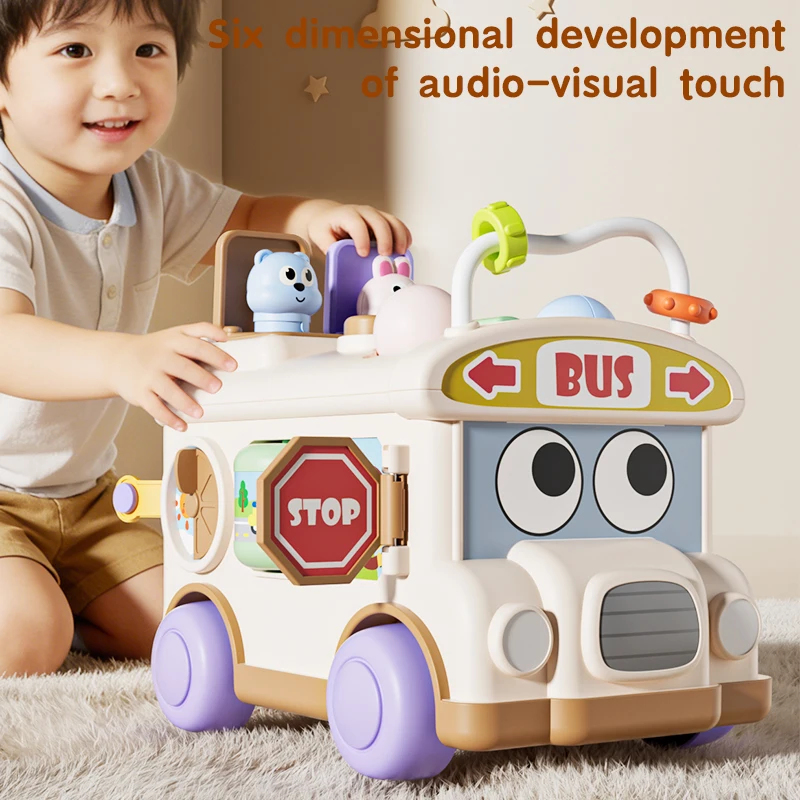 Mainan Bus Sibuk Edukasi Monte - Travel Accessories Toddler ulasan dan harga