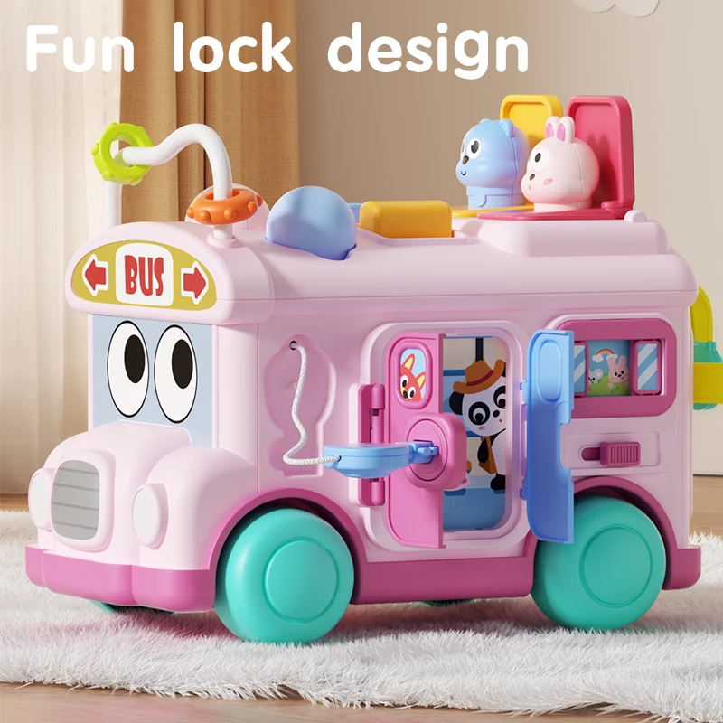 Mainan Bus Sibuk Edukasi Monte - Travel Accessories Toddler ulasan dan harga