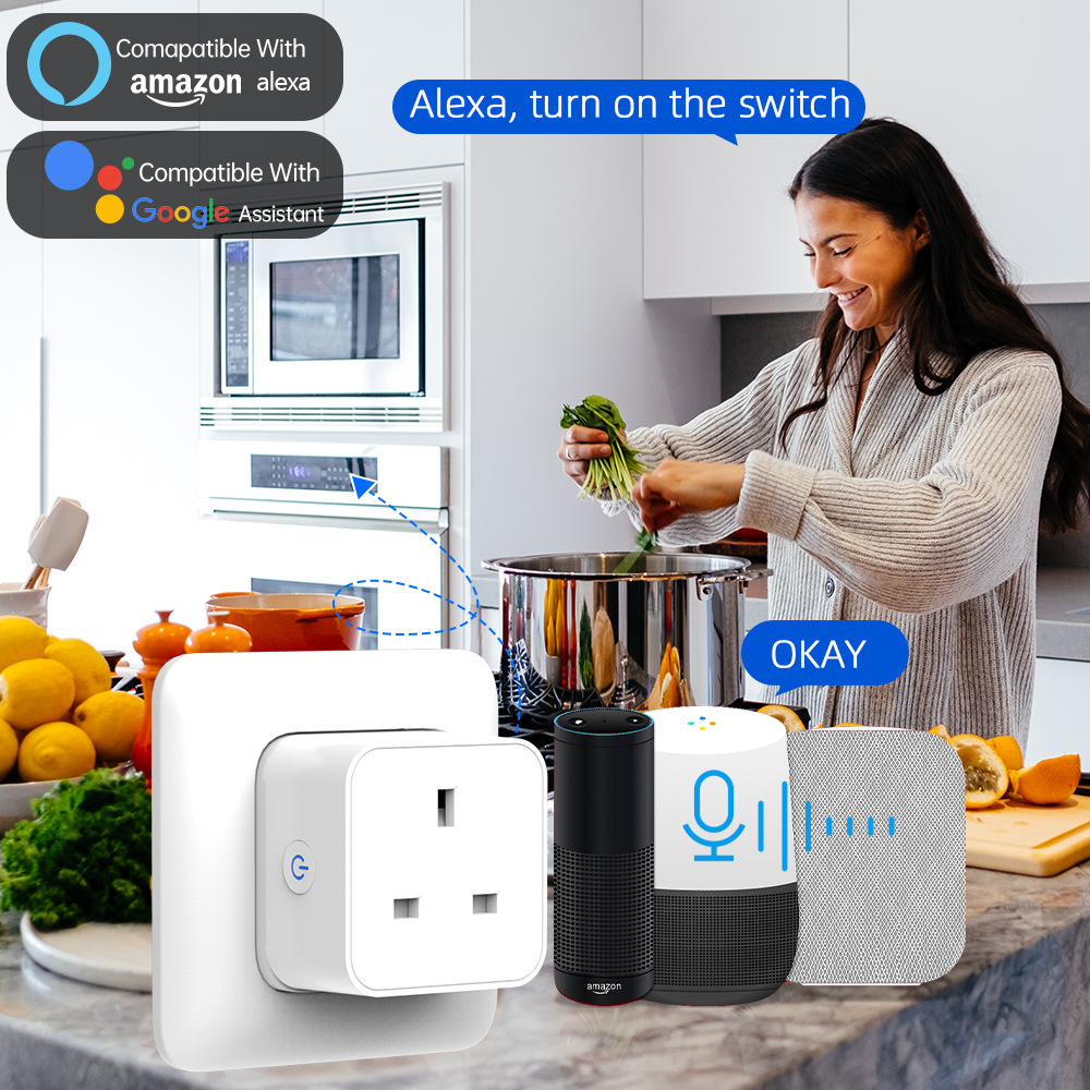 Tuya Smart Socket 16A/20A WiFi - Travel Accessories Uk ulasan dan harga