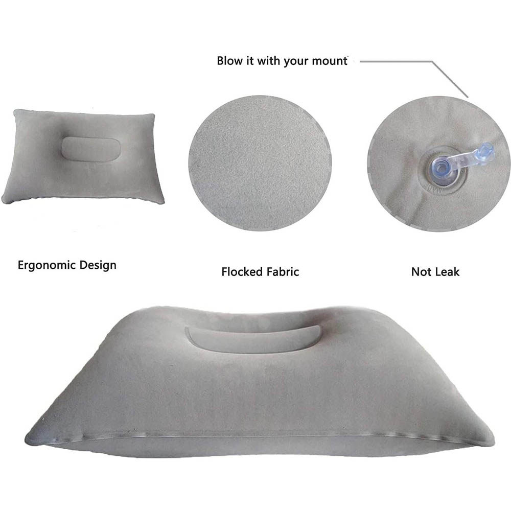 Bantal tiup perjalanan portabe - Travel Accessories Pillow ulasan dan harga