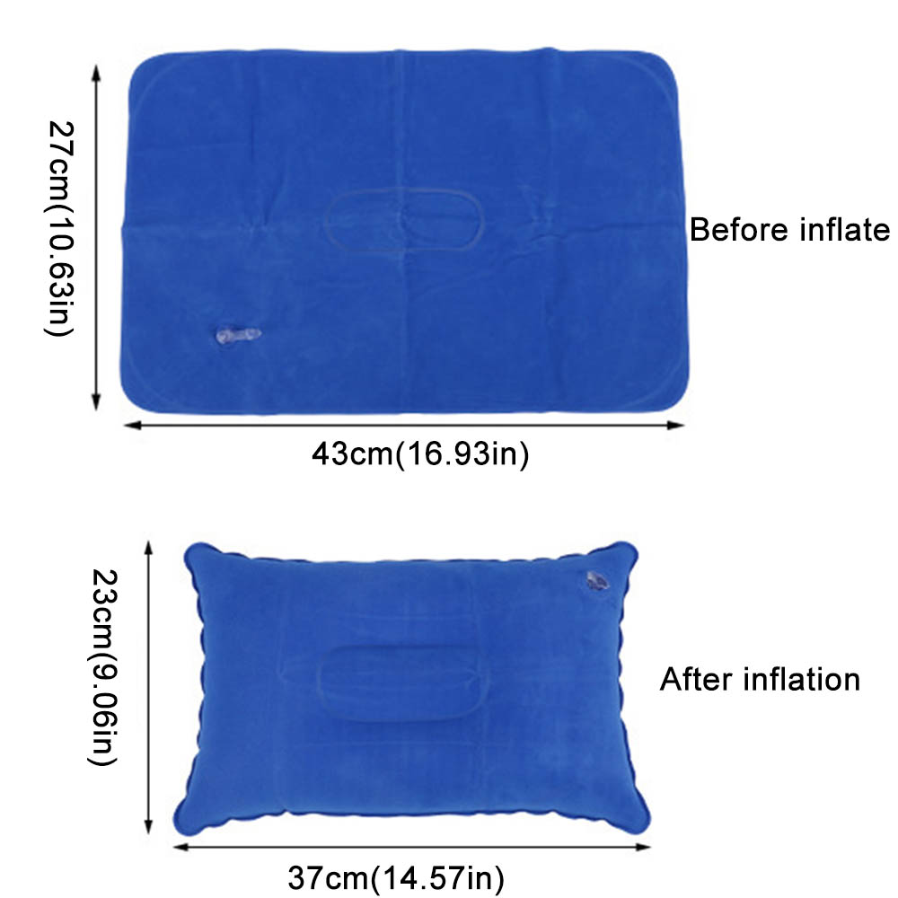Bantal tiup perjalanan portabe - Travel Accessories Pillow ulasan dan harga