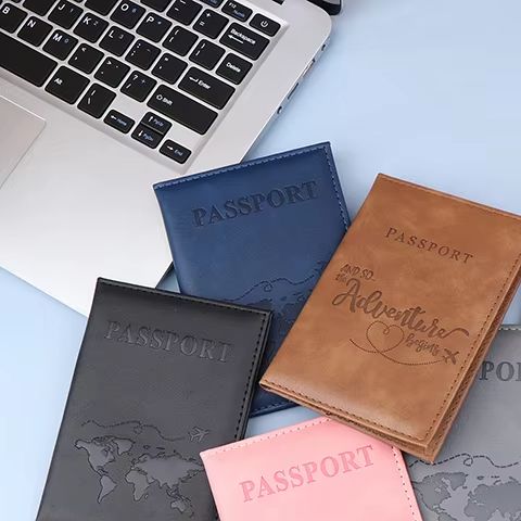Sampul Paspor Kulit PU Uniseks - Travel Wallet Slim ulasan dan harga