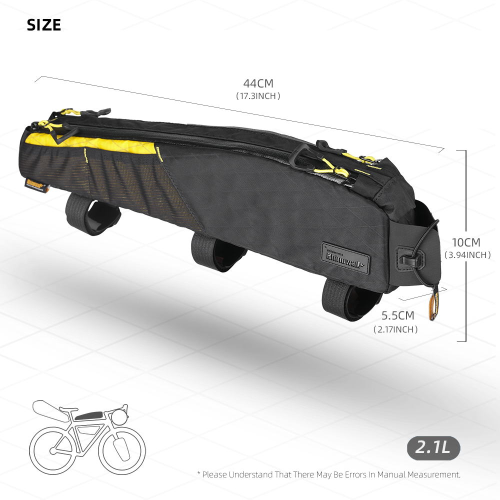 Rhinowalk Bicycle Top Tube Bag - Travel Accessories Youtube ulasan dan harga