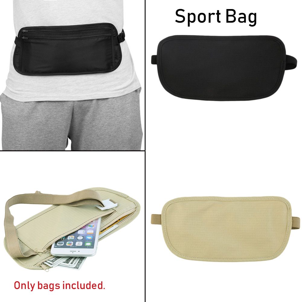Tas Pinggang Tersembunyi Slim  - Travel Wallet Slim ulasan dan harga
