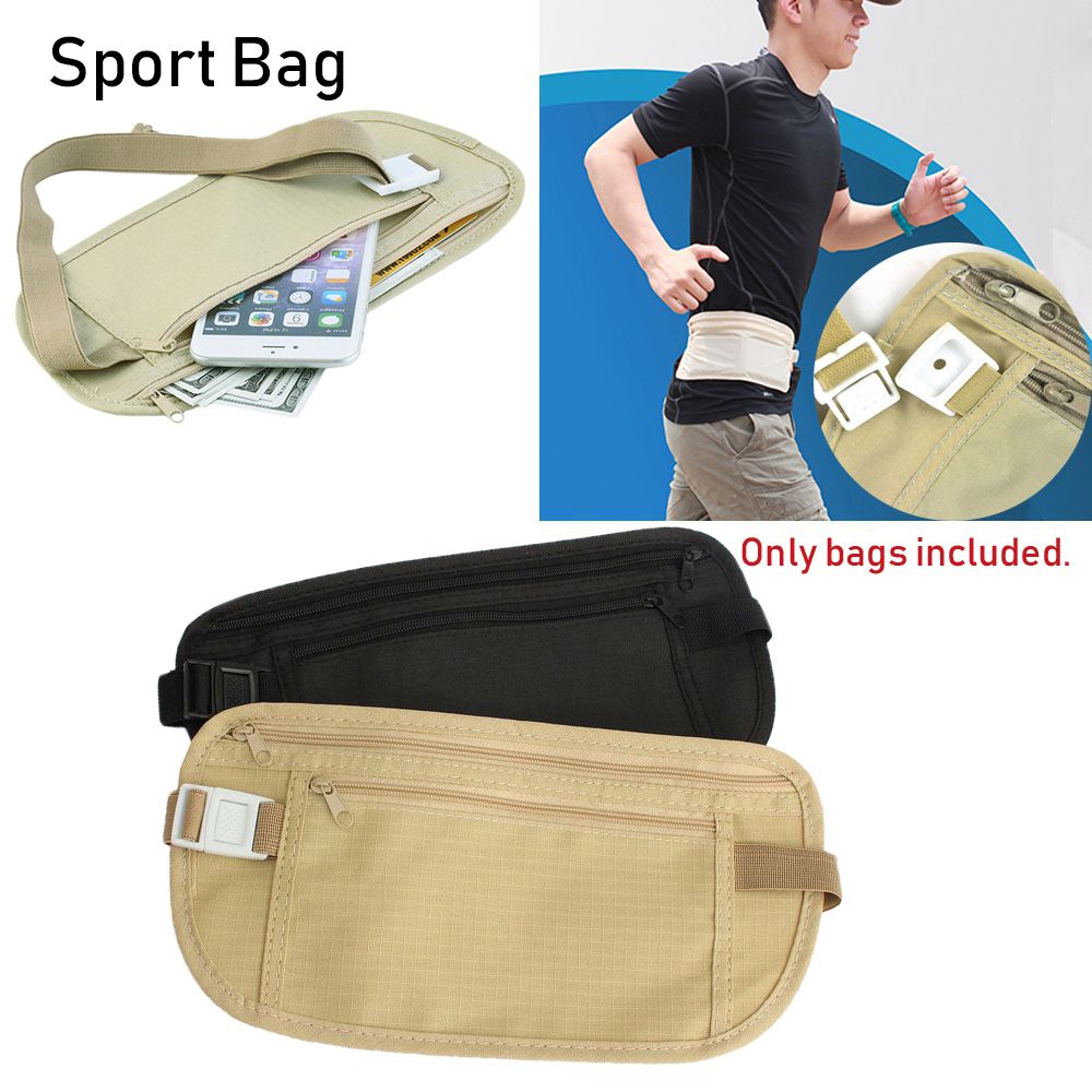 Tas Pinggang Tersembunyi Slim  - Travel Wallet Slim ulasan dan harga