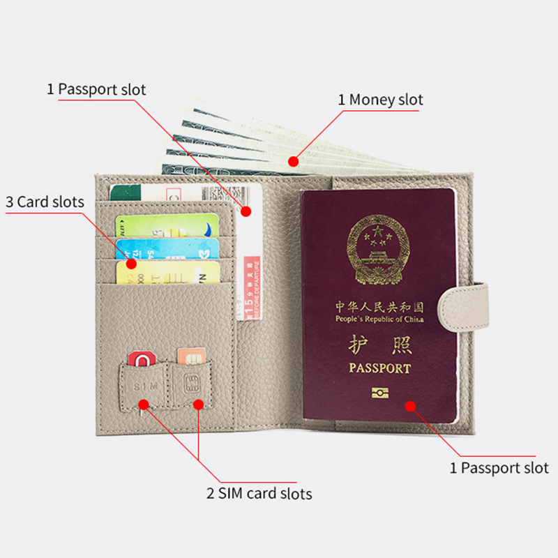 Dompet penyimpan paspor kulit  - Travel Wallet Slim ulasan dan harga