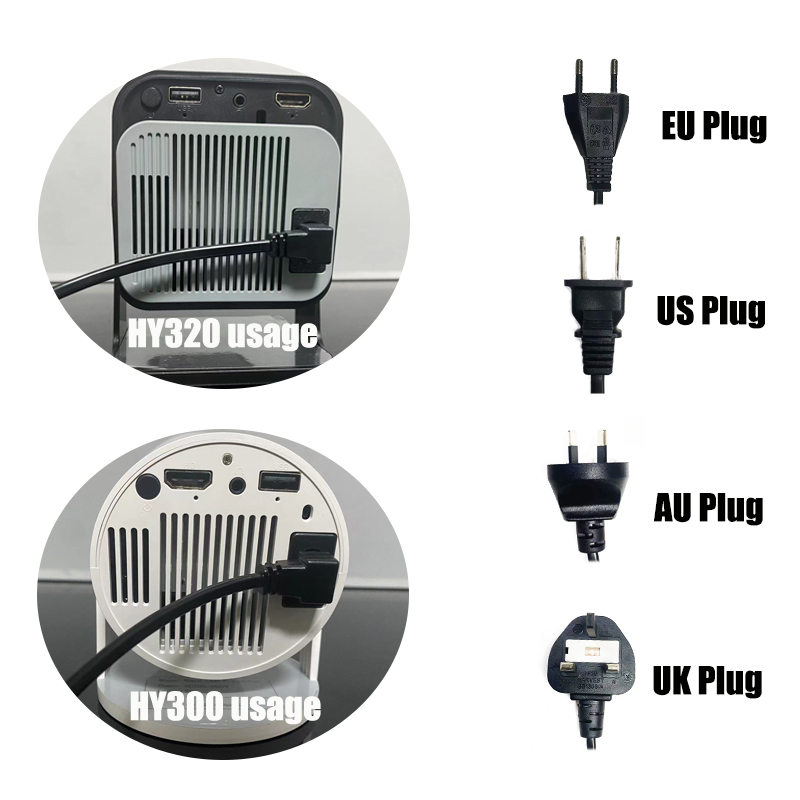 Proyektor DITONG HY300 1.2m 3m - Travel Accessories Uk ulasan dan harga
