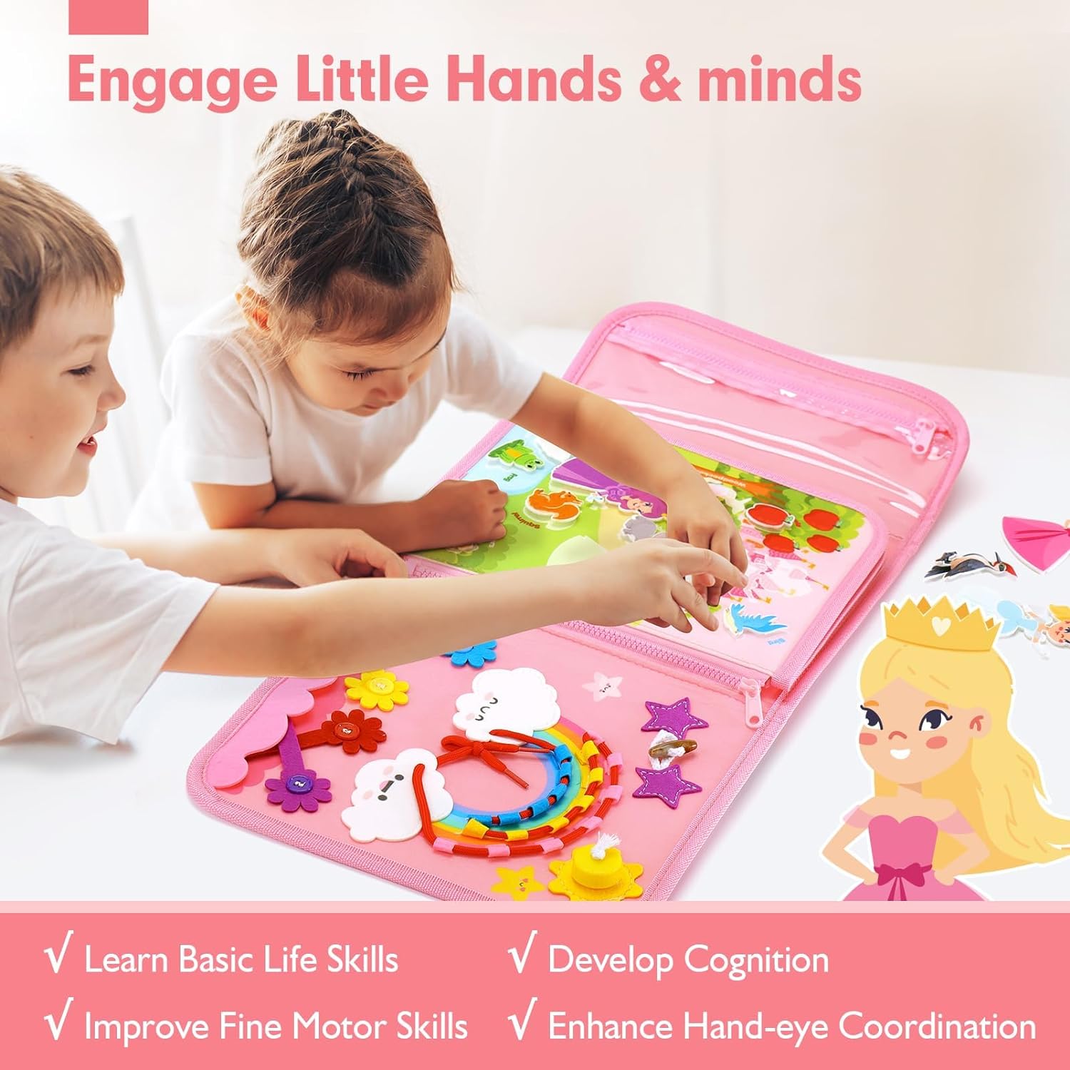 Mainan papan sibuk balita main - Travel Accessories Toddler ulasan dan harga