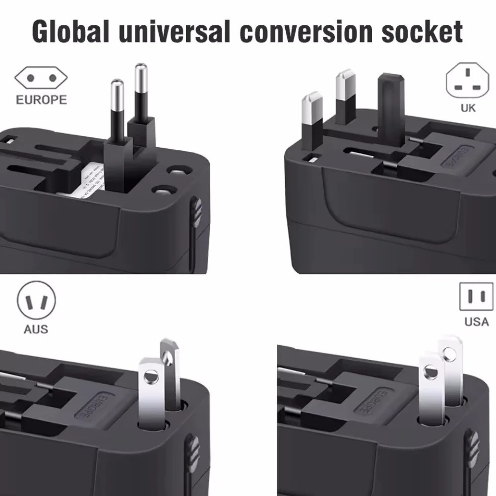 Adaptor Colokan Universal Inte - Travel Accessories Uk ulasan dan harga