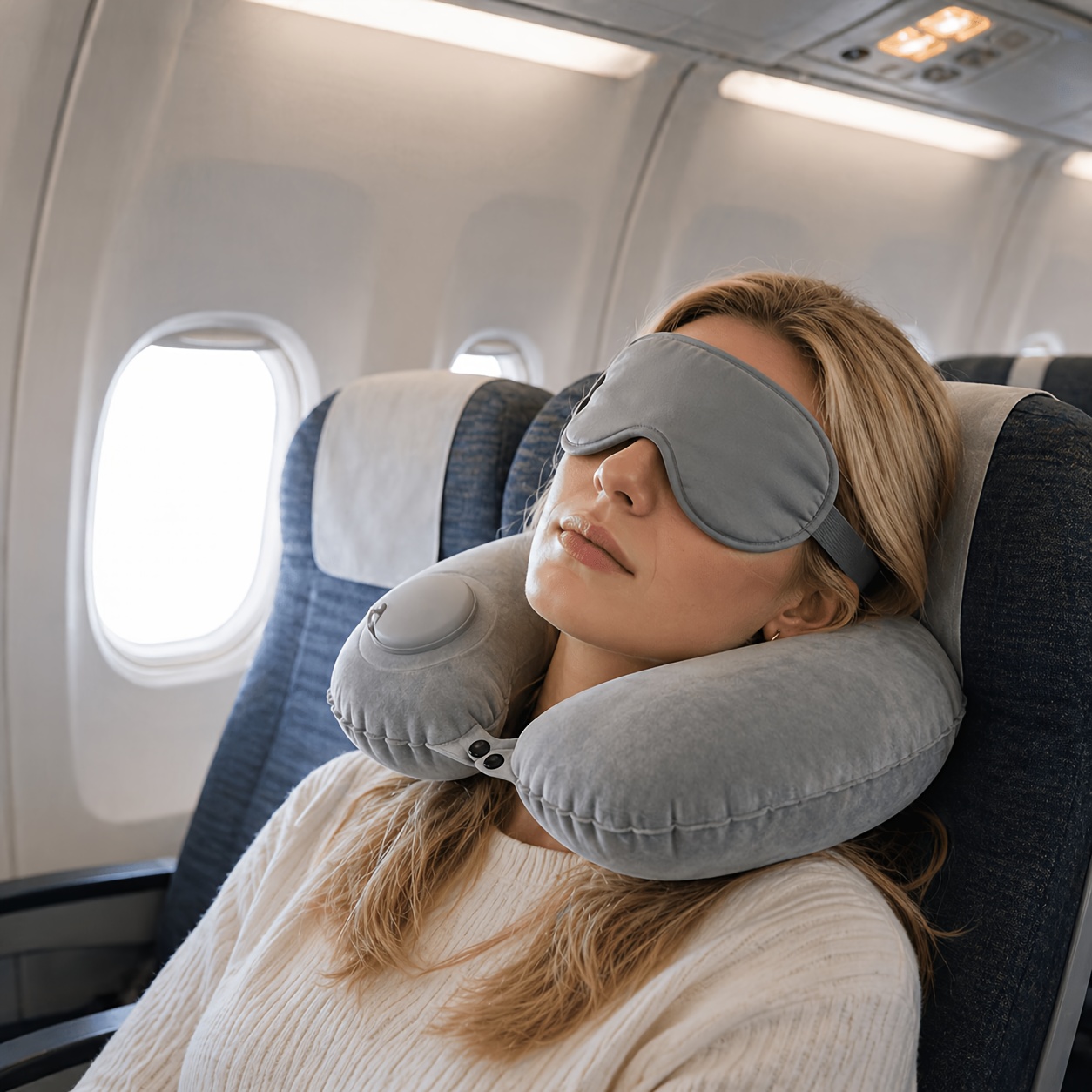 SPDJUMPER Bantal Leher Tiup un - Travel Accessories Pillow ulasan dan harga