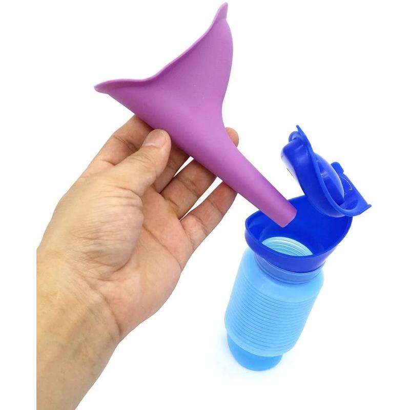 Botol kencing berdiri portabel - Travel Accessories With Kids ulasan dan harga