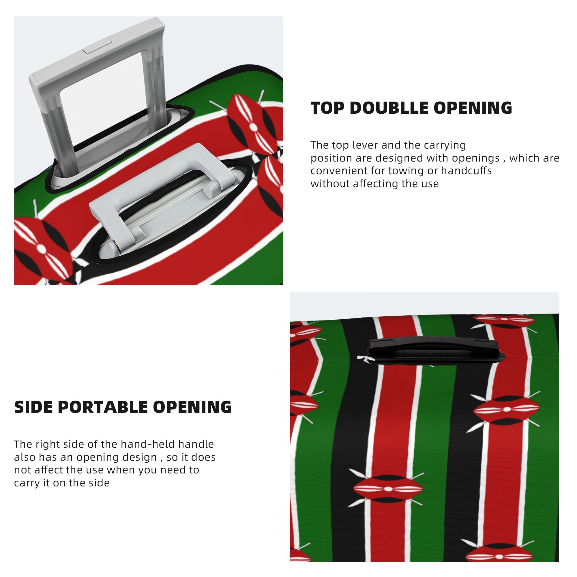 Penutup Bagasi Bendera Kenya P - Travel Accessories Kenya ulasan dan harga