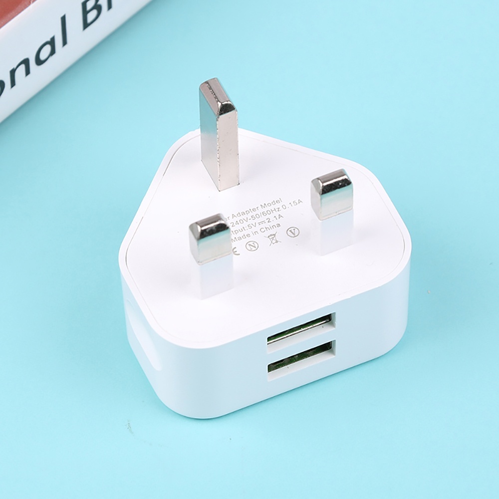 Adaptor Pengisi Daya Dinding 3 - Travel Accessories Uk ulasan dan harga